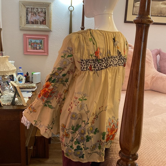 Johnny Was XL silk top, blouse - Picture 2 of 8